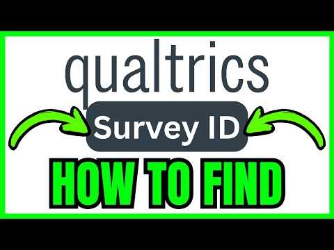 How To FIND SURVEY ID In Qualtrics (QUICK & EASY) 2026