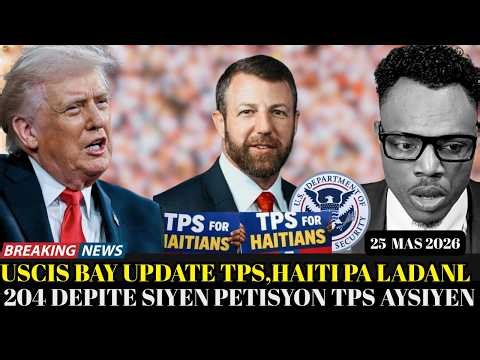 MEZANMI TANDE KOZE ,Uscis Fè Update TPS la ,Ayiti pa ladanl! Nouvo Sekretè DHS la gwo deklarasyon