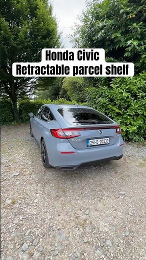 Honda Civic parcel shelf magic #honda #hondacivic