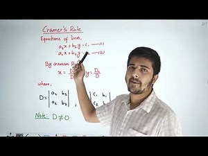SEE Cramer's Rule || Matrix Lecture 5 || Class 10 Opt Math || SEE Exam