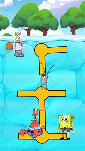 Play Game 🔥 Help SpongeBob and Sandy Cheeks #funny