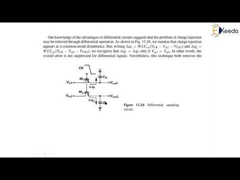 Charge Injection Cancellation - Data Converter Fundamentals - Analog & Mixed VLSI Design