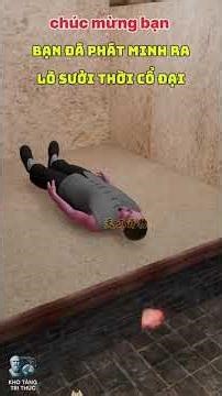 Chúc mừng bạn . Bạn đã phát minh ra lò sưởi thời cổ đại. #shorts #kienthucthuvi #viral