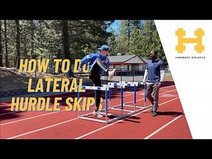 How To Do Lateral Hurdle Skips (Hurdle Mobility)!!
