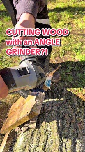 Cutting Wood with the BOSCH MULTIWHEEL Angle Grinder