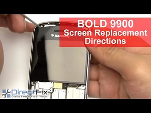 Blackberry Bold 9900 Screen Replacement Directions