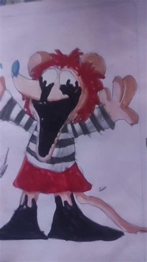 dibujo de Ruby 6 feet under fnf broken strings