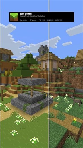 Best Texture Packs For Minecraft 1.21+ #minecraft #shorts