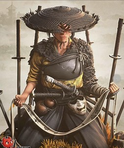 Resin Figure Model, Atsu, Ghost of Yotei, 3D Printed 16K High Resolution Gift for Gamers - Etsy