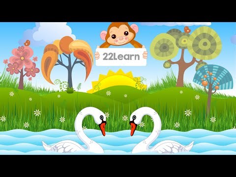22Learn. Learning Toddler Preschool Kids Video Game(shapes, counting, shadows, make pairs)