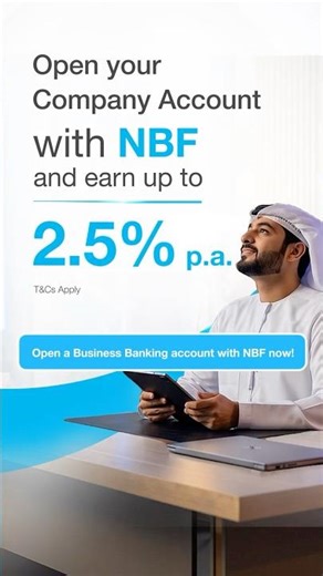 Earn up to 2.5% p.a with NBF!