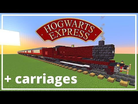 Hogwarts Express - Minecraft Train Tutorial (plus carriages!)