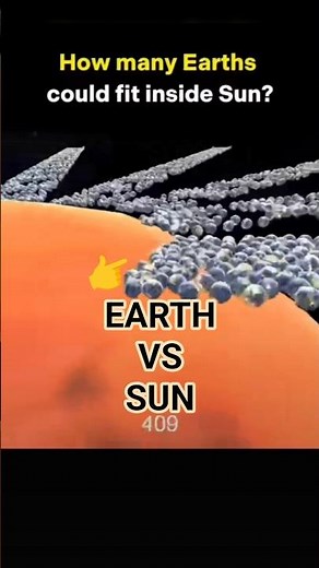 Earth vs Sun Size Comparison
