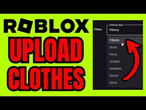 How To UPLOAD CLOTHES On Roblox (FULL GUIDE 2024)