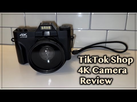Review: TikTok Shop $60 4K Vlogging Camera | Adjusted Settings & More! Is it worth the HYPE?!