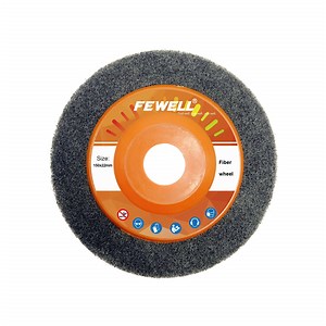 [Hot Item] 125*22mm 5in Nylon Abrasive Buffing Wheel Non Woven Fiber Polishing Wheel for Polishing Stainless Steel Metal