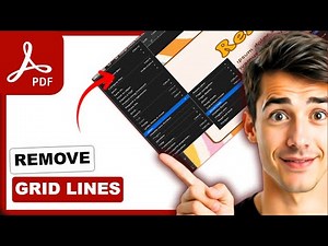 How to remove grid lines in Adobe Acrobat (Easiest Way)(2026 Guide)