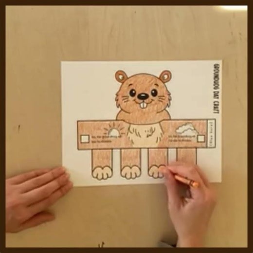 Groundhog Day Activity for Preschoolers and Kindergartener (Printable)