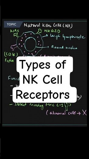 NK Cell Receptors Explained in 60 Seconds | Killer Cells Simplified | Biology Goal