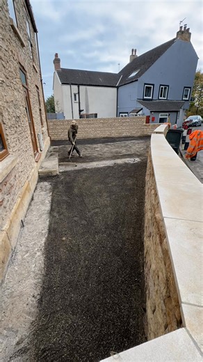 a crash damaged front garden leaving it like a building site. we should have a lovely lawned area in 6/8 weeks 👏🏽 results to follow but what a difference already 😍 . . . . . #grass #lawncare #lawnmaintenance #grasscutting #weibang #lawnmower #chequers #STIHL #fypchallenge #foryouシ #foryoupageviralシ゚ #viralreelschallenge #viralreels #gardener #gardening #17thcentury #honda #driveway #pillars #satisfying #satisfyingvideos #autumn #trees #hedgecutting #stihl #gardeninglife | SG gardening & prope
