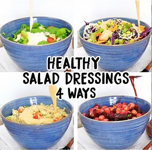 102K views · 346 reactions | On the blog, we’re sharing 4 healthy & nourishing salad dressing recipes from our friend The Tasty K. Think easy to make, plant-based, refined sugar-free, and oil-free. bit.ly/2pADwu6 | Athleta | Facebook