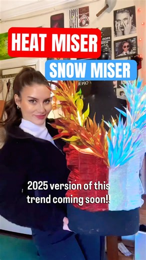 2025 Heat Miser / Snow Miser outfit! 🔥❄️ #makeup #christmas #outfit #cosplay #heatmiser #snowmiser