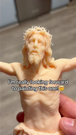 I’m really looking forward to painting this one! 🤯 #catholic #catholicart #crucifix ￼