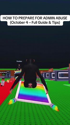 Roblox Admin Abuse is back October 4! 🚨 Full guide with tips & tricks to prepare: times, brainrots, chilling chili restock, lucky blocks & more. Don’t miss out—follow Frostblox for updates! #Roblox #AdminAbuse #RobloxEvent #RobloxUpdate #robloxtips
