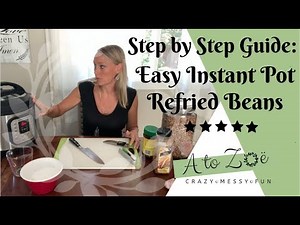 How To Make Instant Pot Refried Beans