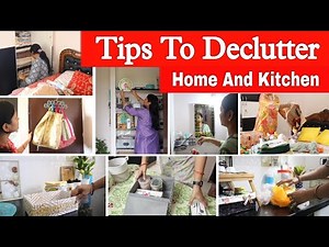 How To Declutter Home And Kitchen, Smart Decluttering Habit To be more Productive,