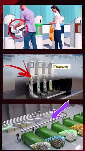 Smart Waste System Changing Cities! ♻️ #Innovation #SmartTech