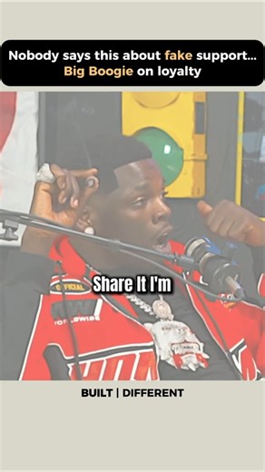 Big Boogie: Stop Supporting People Who Don’t Support You