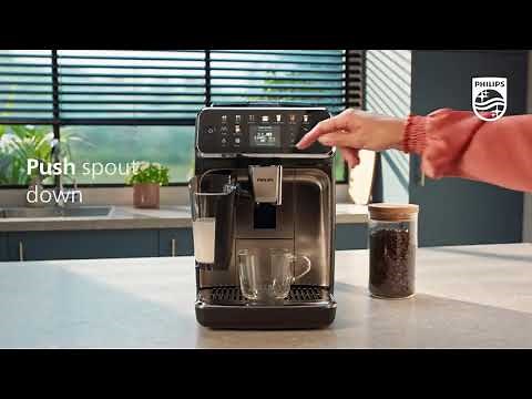 Philips Series 5500 LatteGo Automatic Coffee Machine How to set up