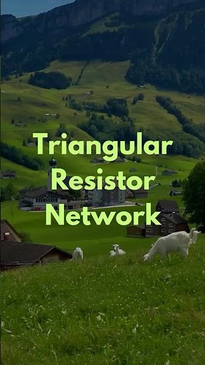 How to Solve a Triangle Resistor Network | Advanced Series-Parallel Problem