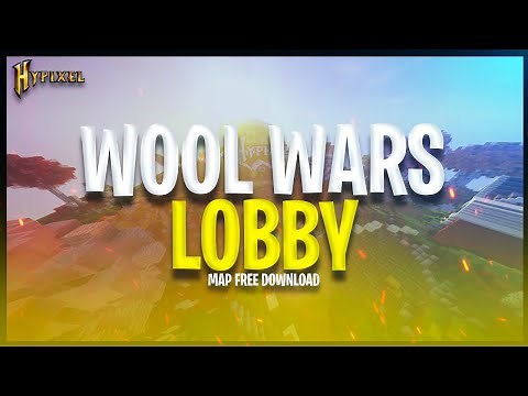 Minecraft Hypixel Map: WOOL WARS LOBBY | 1.7.x - 1.20.x | +FREE Download 📺 GamePvP