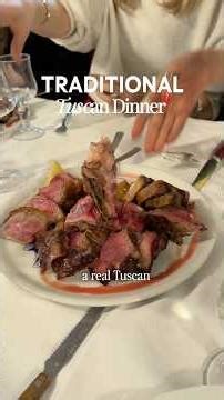 Le autentiche cene toscane sono le migliori!! 🇮🇹 #ciboitaliano #viaggiinitalia #cucinaitaliana #t...
