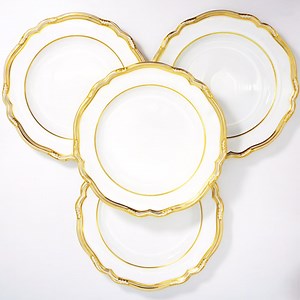 Spode Sheffield Dinner Plate Gold 1920s Art Deco White Bone China Scalloped Display China Cabinet Plate Wedding Gift Copeland Antique Plate - Etsy