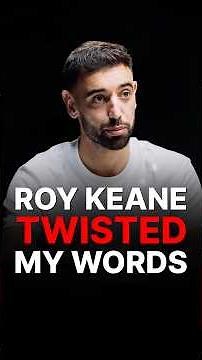 ROY KEANE TWISTED MY WORDS!