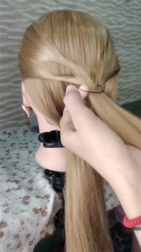 Twists, clips & a whole lot of elegance💙✨#twist #clips #beauty #easy #trending #viral #shortvideo