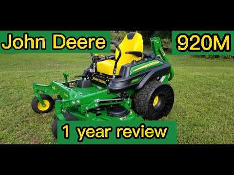 John Deere 920M Review. John Deere 2020 Commercial Zero Turn One Year 920M Review.