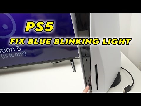 PS5 : How to Fix Flashing Blue Light - Step By Step