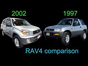 First and Second generation Toyota RAV4 comparison