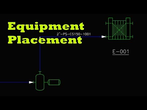 AutoCAD Plant 3D P&ID Equipment Placement