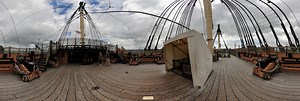 HMS Victory, Quarterdeck 360 Panorama | 360Cities