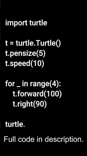 🎬 Episode 6: "Change Pen Size & Speed!" in python using turtle #pythonprogramming