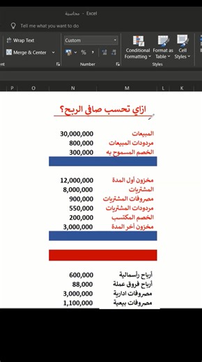 شرح, ازاي تحسب صافى الربح #المحاسبة_مع_ams #محاسبين #المحاسبة #محاسبة #محاسب #المحاسب_القانوني_عبدالله_السيد | المحاسب القانوني أ / عبد الله السيد