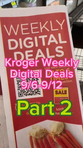 7K views · 52 reactions | Part 2 of Kroger Weekly Digital Deals! | Kroger Krazy | Facebook