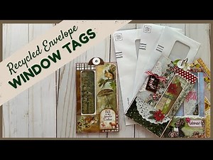 🐿️ 3 Pocket Recycled Junkmail Envelope Window Tags (Giveaway Ended)