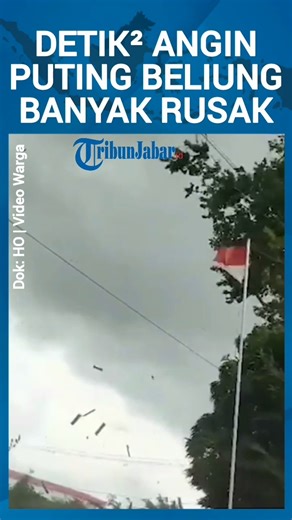 Dampak Puting Beliung Terjadi di 2 Wilayah Bone, 2 Sekolah & 7 Rumah Rusak