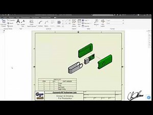 Inventor: Adding a Parts List and Balloons to a Drawing